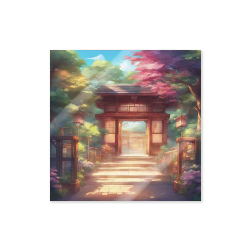 【風景】寺院 Sticker