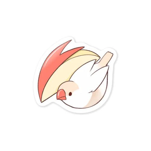 青森の文鳥 Sticker