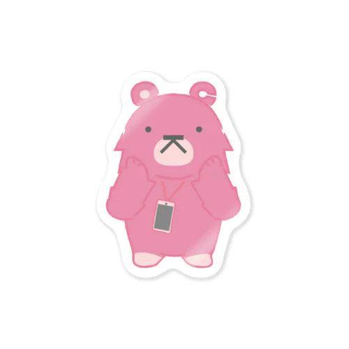 ナレクマちゃん（ぶりっこver） Sticker