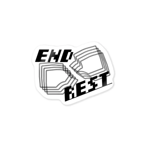 End Rest ステッカー