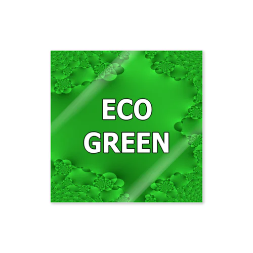 ECO GREEN ステッカー