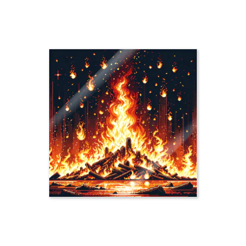 world of flames / type.1 Sticker