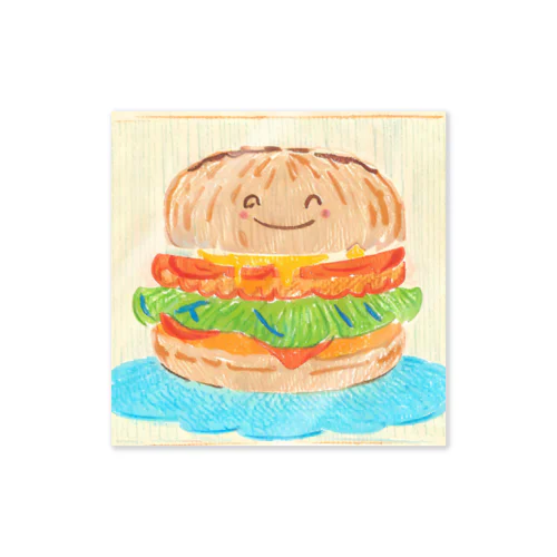 バーガーくん ステッカー