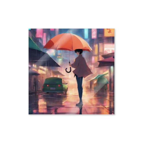 雨宿り 스티커