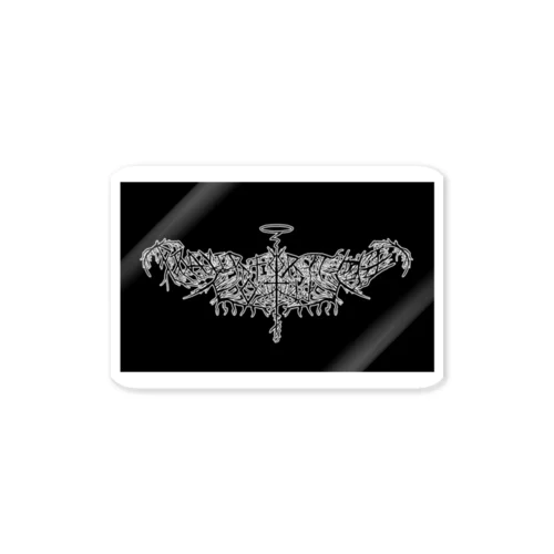 Prayer For The Lotus Logo Sticker
