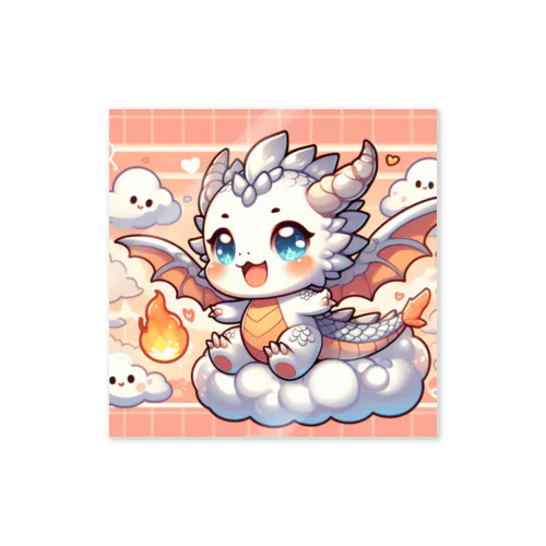 超かわいい！マスコットキャラクターのドラゴン Sticker