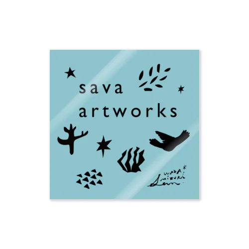 sava artworks Sticker