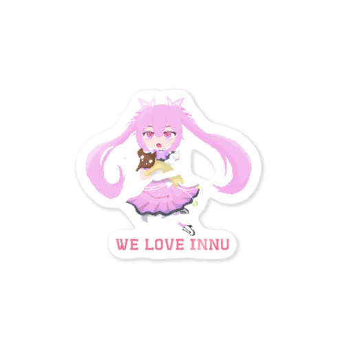 みんな大好きINNUちよちゃん Sticker