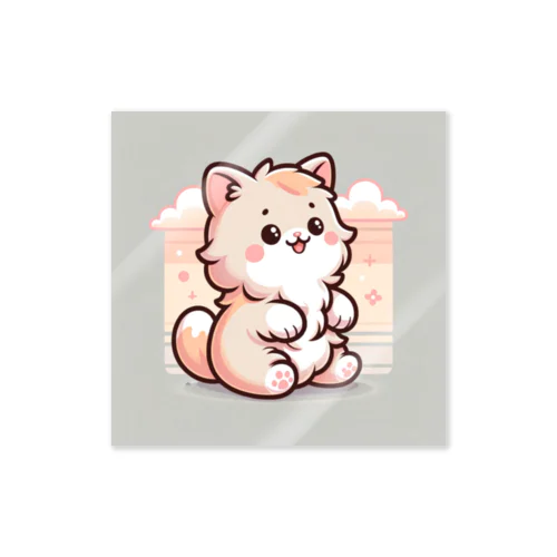 癒しを求めている方にピッタリのかわいい猫 Sticker