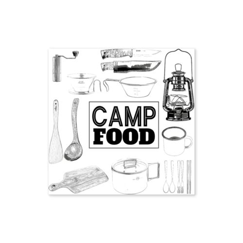 CAMP FOOD Sticker