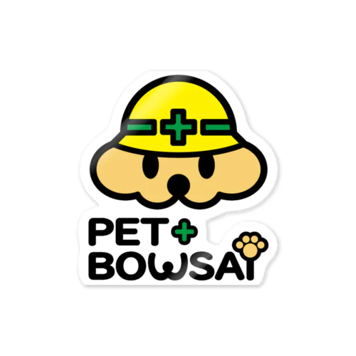 PET＋BOWSAIーペット防災 ステッカー