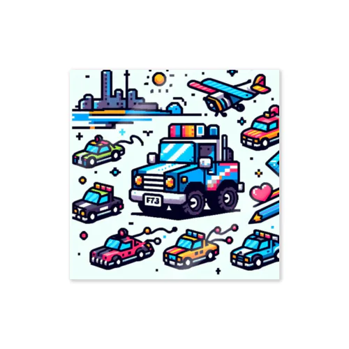 ドッド絵車さん Sticker