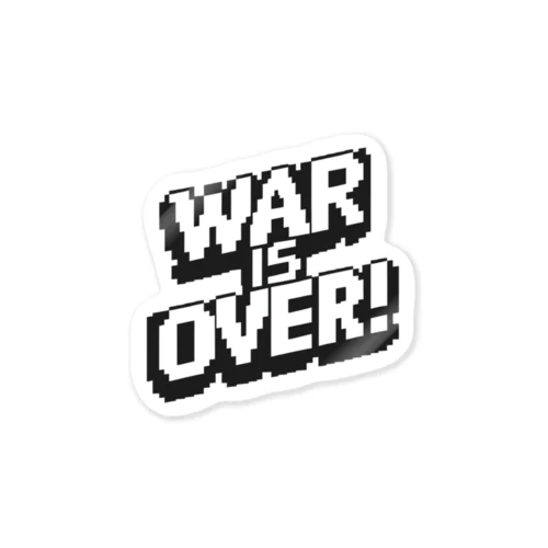 WAR IS OVER_01 ステッカー