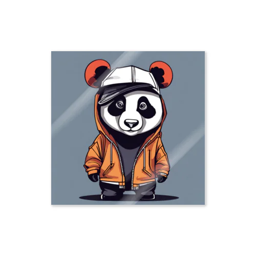 crazy_panda4 Sticker