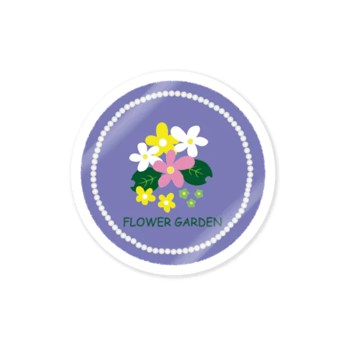 Flower garden3 ステッカー