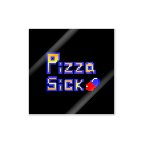 pizzasick sticker Sticker