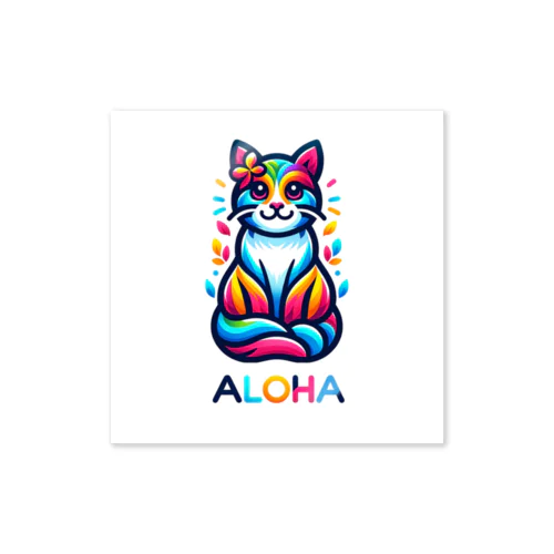 ALOHA猫ちゃん Sticker