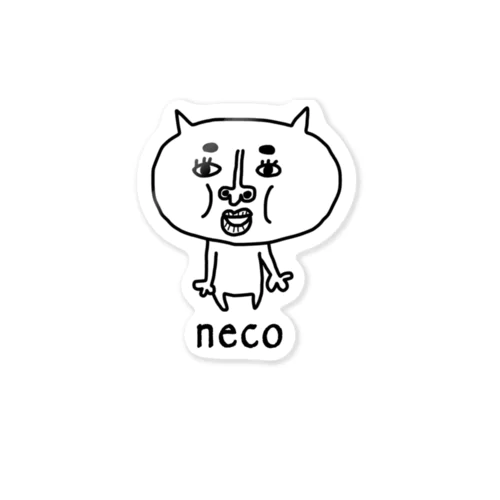 neco ステッカー