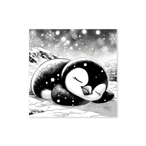 寝てるペンギン。 Sticker