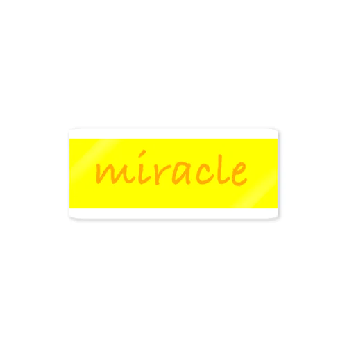 miracle ステッカー