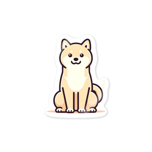 柴犬２（チョコン） Sticker