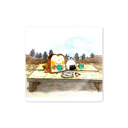 お外でごはん Sticker