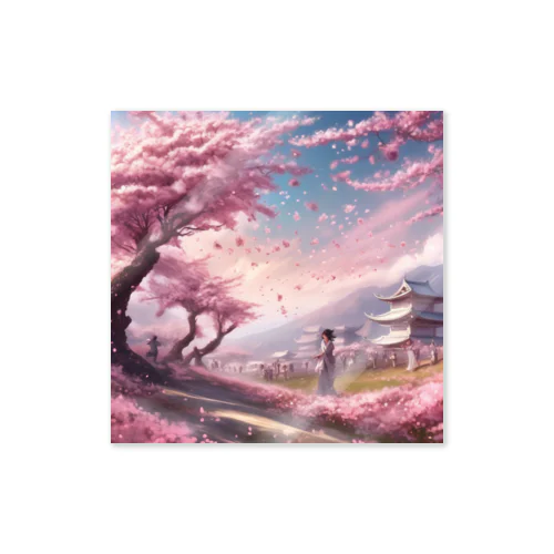 舞い散る桜 Sticker