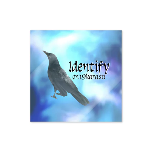 カラスのラビ☆Identify Crow Sticker