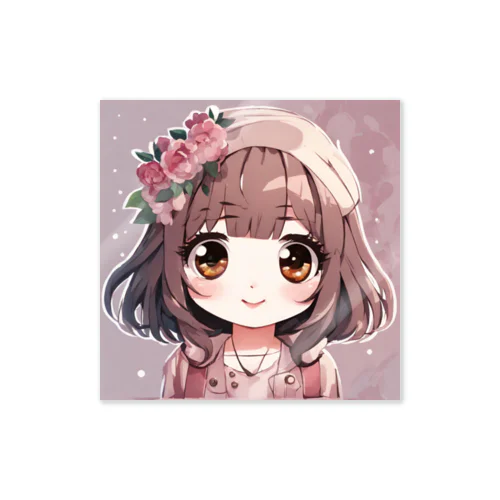 かわいい女の子 Sticker