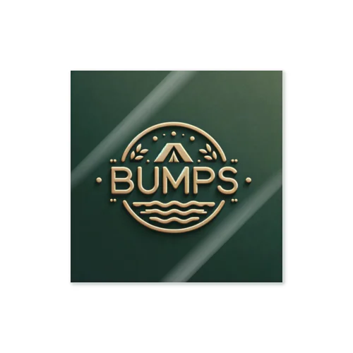 Bumpsの正式ロゴ ステッカー