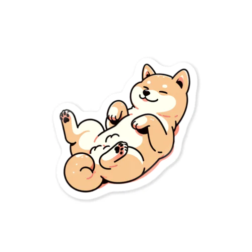 柴犬（ゴロン） Sticker