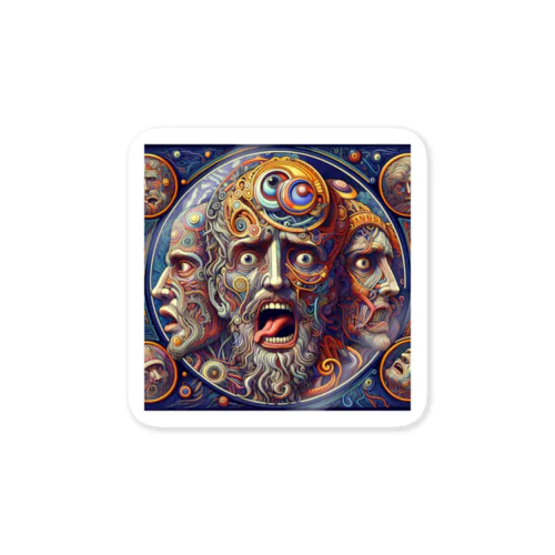 21st Century Schizoid Man Sticker