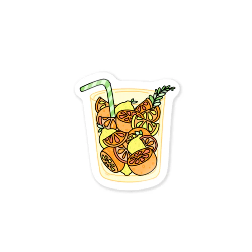 Fresh orange juice 🍊 ステッカー