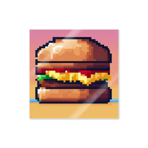 ハンバーガー ステッカー