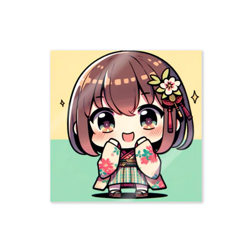 和服女子 Sticker