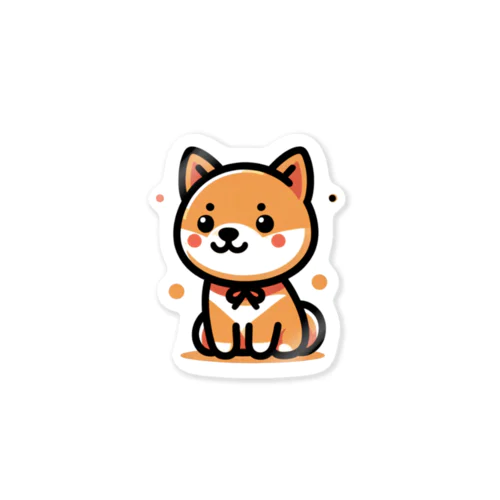 子犬の柴犬くん Sticker