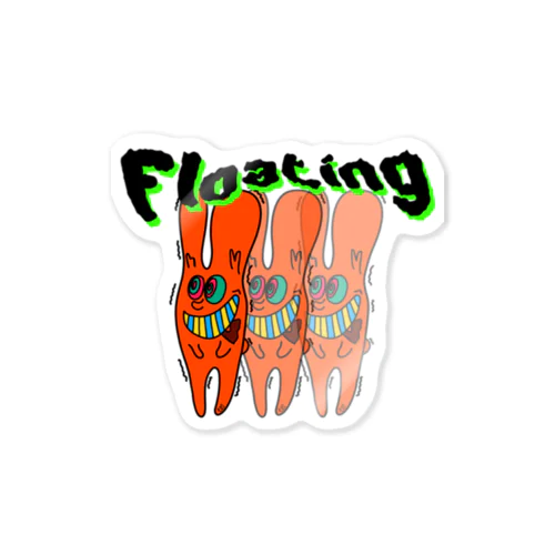 floating!!! Sticker