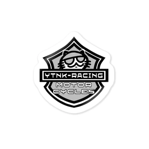 YTNK Racing motorcycles チームロゴB 스티커