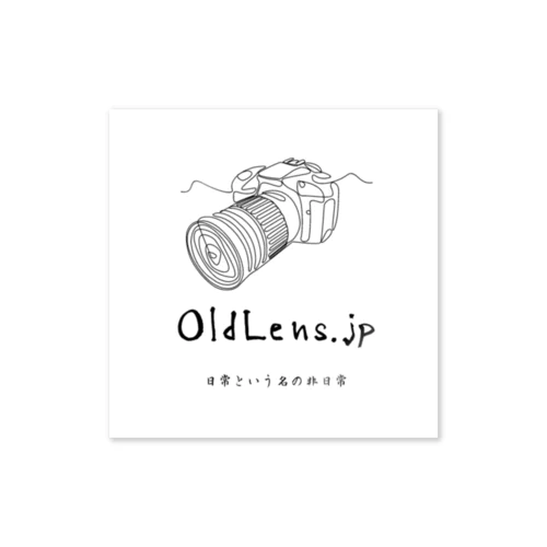 oldlens.jpロゴTシャツ Sticker