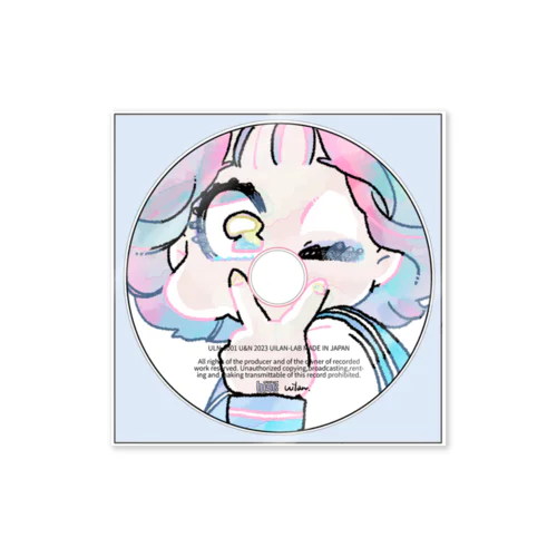 ういらんの子〖 CDジャケ 〗 ステッカー