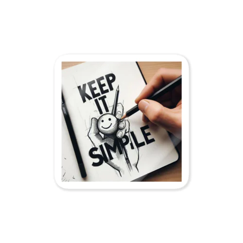 Keep it Simple Sticker