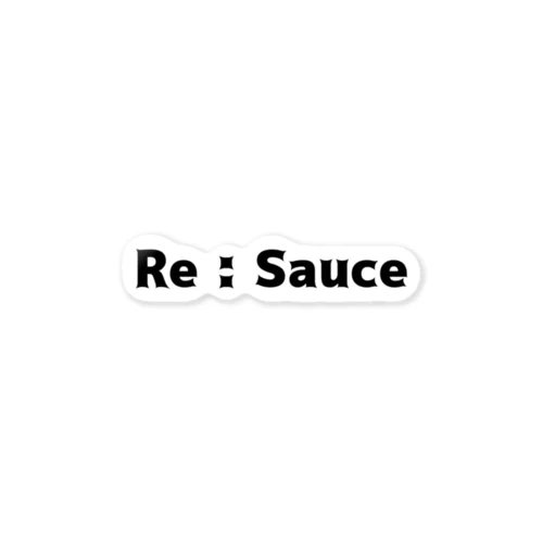 Re : Sauce ロゴ ステッカー