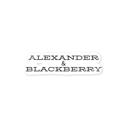 Alexander ＆BlackBerry ステッカー