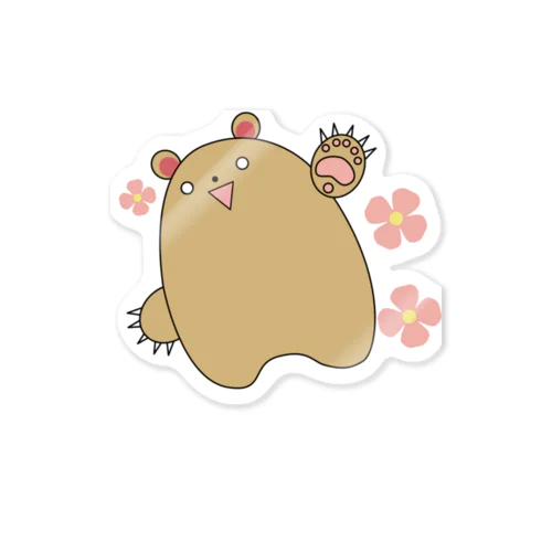 hanakumaポップお花とくまさん Sticker