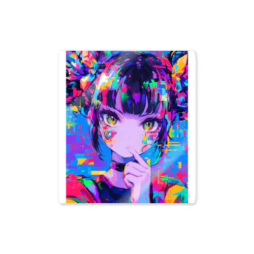 パステル美女 Sticker