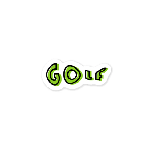 ゴルフ　ロゴ Sticker
