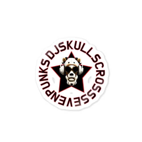 DJ SKULL 229 Sticker