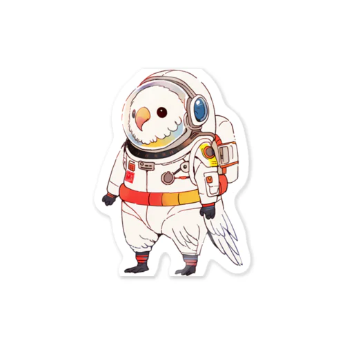 宇宙インコ Sticker