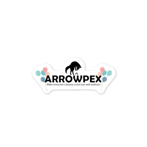 ARROWPEXロゴアイテムその 3 ステッカー