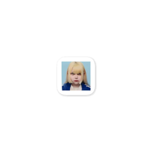 証明写真、金髪👱‍♀️ Sticker